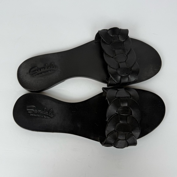 Dragon Diffusion Handcrafted Leather Sandals in Black Size 40/9.5-10 US - Picture 2 of 5